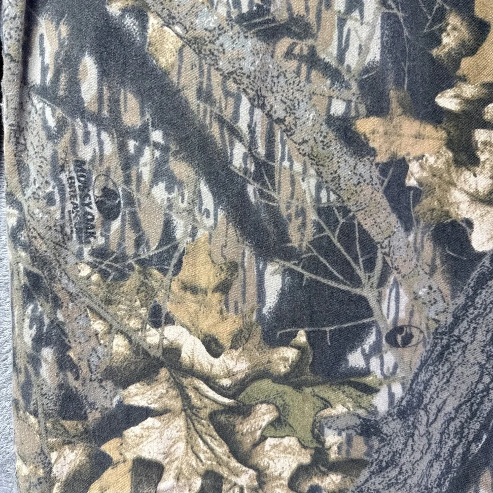 VINTAGE Game Winner Camo Shirt Men's Large Mossy Oak Long Sleeve Hunting Outdoor - Picture 8 of 8